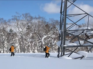 ストーによる送電線の巡視