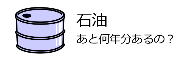 石油の残りは