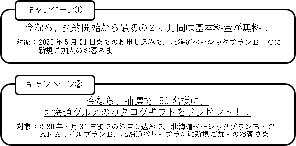 新規加入キャンペーンの概要