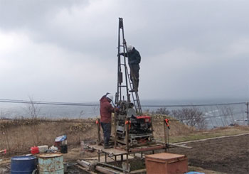 ボーリング調査の実施状況（島牧村）